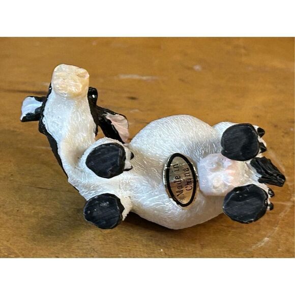 Spotted Friesian Cow Figure 2.5" X 2.5”  (8175) - Picture 6 of 6